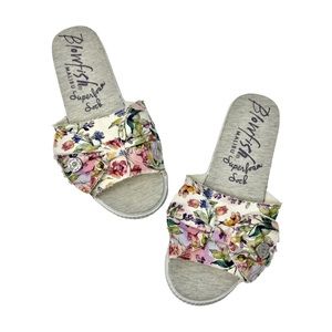 Blowfish Felina Floral Cushioned Slides Sandals Size 7.5